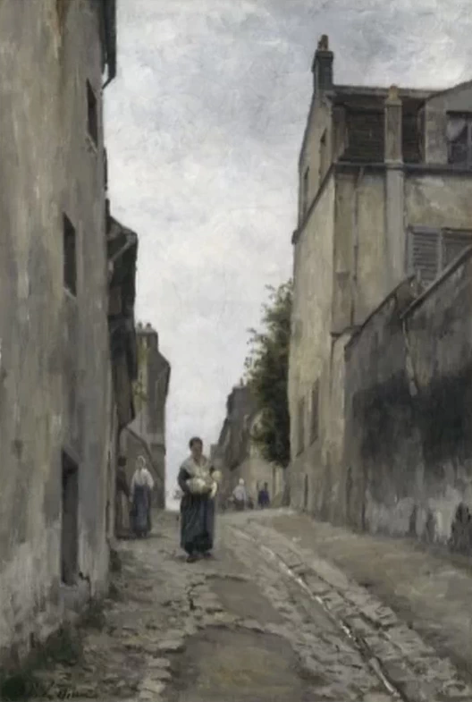 Rue Mont - Cenis, Montmartre, National Gallery of Ireland, Dublino
